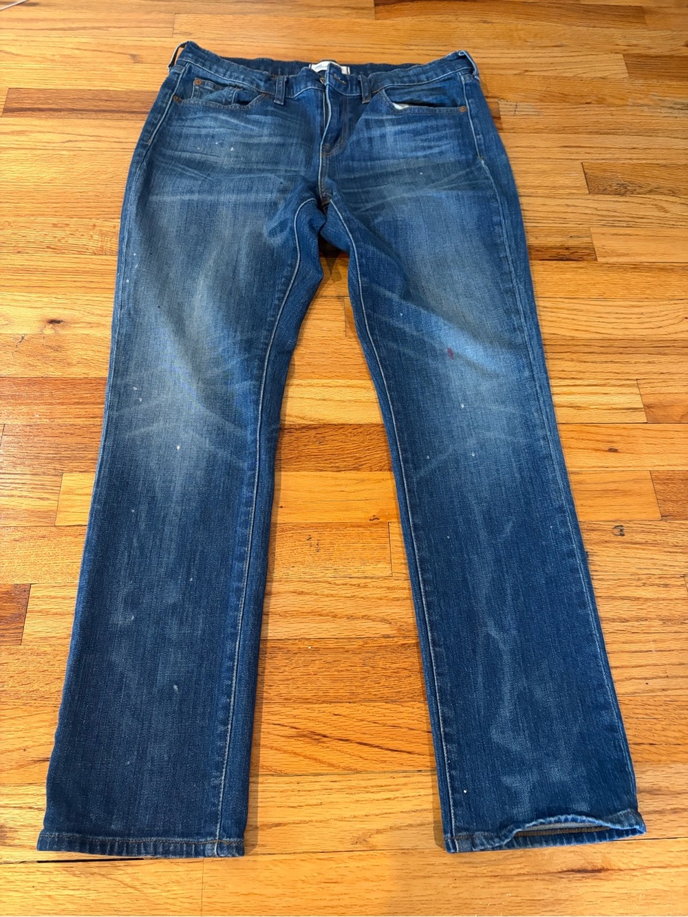 Madewell Women's slim Boyfriend Jeans in Faded Blue Denim 29